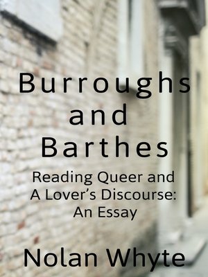 cover image of Burroughs and Barthes